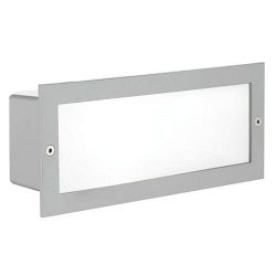 ZIMBA Recessed Wall Light Satin Silver 88008