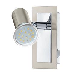 Rottelo LED Nickel And Chrome Single Spotlight 90914