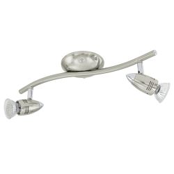 Magnum LED Satin Nickel Double Spotlight 92642