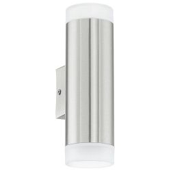 Riga LED Stainless Steel Outdoor Double Wall Light 92736