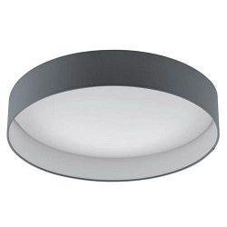 Palomaro LED 500mm Anthracite Flush Ceiling Light 93397