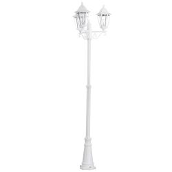 Navedo White Finish 3 Head Outdoor Post Lamp 93454