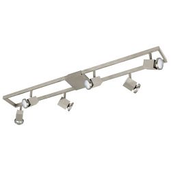 Zeraco LED Satin Nickel Six Light Spot 93679