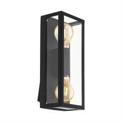 Alamonte 1 Black IP44 Outdoor Wall Light 98273