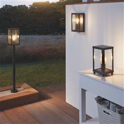 Alamonte 1 IP44 Outdoor Black Post Light 94833