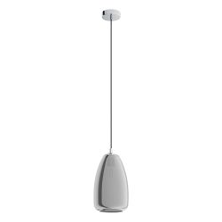 Alobrase Small Black And Chrome Ceiling Pendant 98615