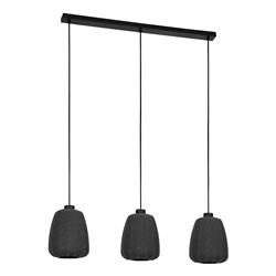 Barlaston Black And Grey Three Bar Pendant 43962