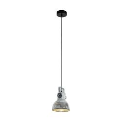 Barnstaple Steel/Used look Single Pendant Ceiling Light 49619