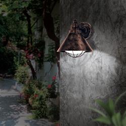 Barrosela Galvanised Steel Outdoor Wall Light 94858