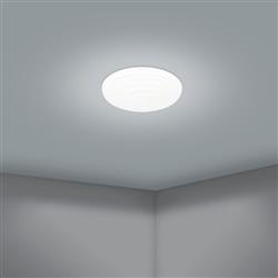 Battistona LED Small Round White Flush 900605