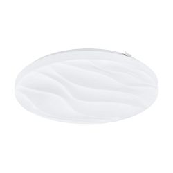 Benariba LED Small Round White Wave Flush Ceiling Fitting 99343