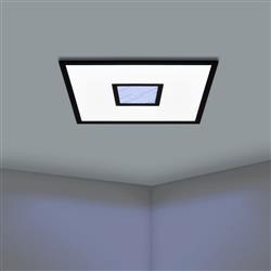 Bordonara LED Black And White Small Flush Light 900571