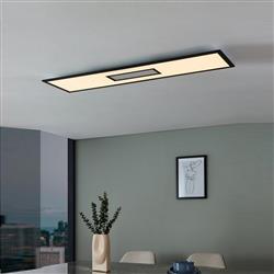 Bordonara LED Black And White Large Retangular Flush Light 900573