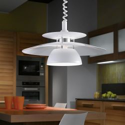 Brenda Rise And Fall White Pendant 87055