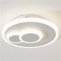 Cadegal LED Round Steel & Polycarbonate Ceiling Fitting