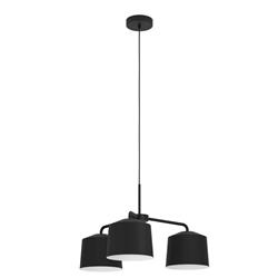 Caguanes Black And White Three Light Pendant 900446