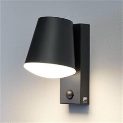 Caldiero IP44 Anthracite Outdoor Sensor Wall Light 97451