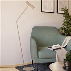 Caminia Brushed Brass And Sandy LED Floor Lamp 901155