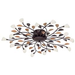 Campania Leaf Decor Flush Ceiling Light 90737