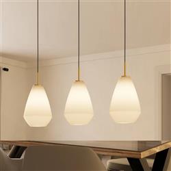 Caprarola Brushed Brass Three Light Pendant 900813