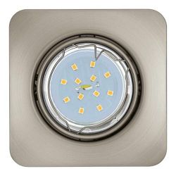 Pento Square Recessed Matt Nickel LED Spotlight 94264