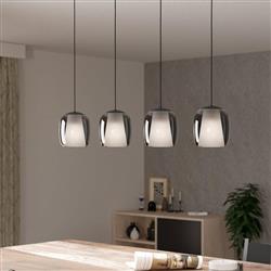 Ciampino Black And Grey Bar Pendant 901193