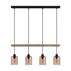 Coolmont Bronze Coloured Four Bar Pendant 43368