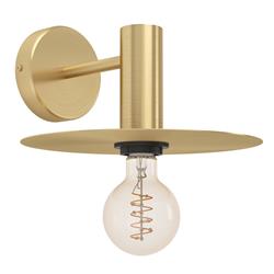 Escandell Brushed Brass Single Wall Light 900733