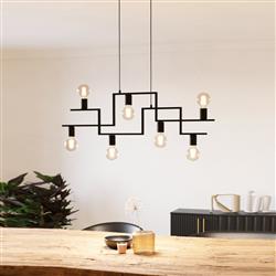 Fembard Black 7 Light Pendant 43365