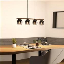 Filago Black Four Bar Pendant 900186