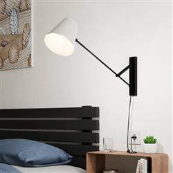 Forcadet Black and Grey Wall Light 900865