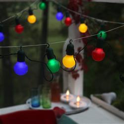 Frosolone IP44 Rated Outdoor Polycarbonate Multi-Coloured Strings Lights 900212