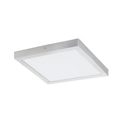 Fueva 1 LED Cool White 400mm Silver Flush Light 97269