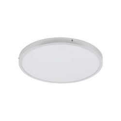 Fueva 1 Silver 400mm LED Cool White Flush Light 97267