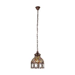 Jadida Medium Copper Antique/Multi Coloured Ceiling fitting 49765