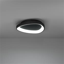 Loretello Black LED Flush Ceiling Light 901584