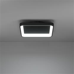 Loretello Black LED Square Flush Ceiling Fitting 901252