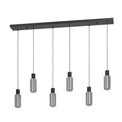 Majone Black And Grey 6 Light Bar Pendant 901006