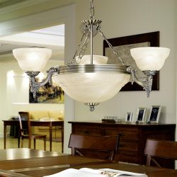 Marbella Six Light Ceiling Fitting Burnished Bronze 85857