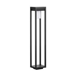 Martano LED IP44 Black Aluminium Solar Powered Post Light 900805