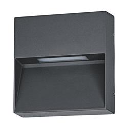 Maruggio LED IP65 Square Black Outdoor Wall Light 900889