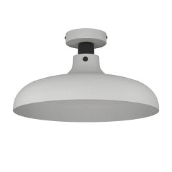 Matlock Grey And Black Semi-Flush Light 43842