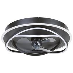 Namori Matt Black LED Ceiling Fan Light 35146