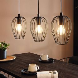 Newtown Black 3 Bar Pendant 49478