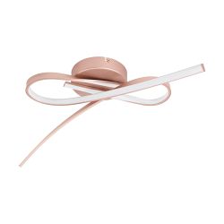 Palozza Rose Gold Semi-Flush LED Ceiling Light 97361