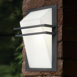 Park IP44 Anthracite And White Outdoor Wall Light 83433