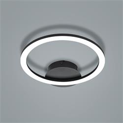 Parrapos-Z LED Black And White Single Loop Ceiling Light 900323