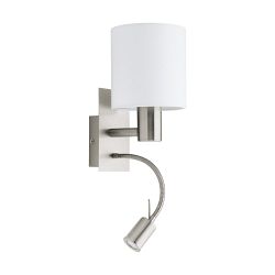 Pasteri Satin Nickel Wall 2 Light