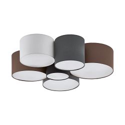 Pastore Large Multi-Coloured 6 Shade Ceiling Light 97838