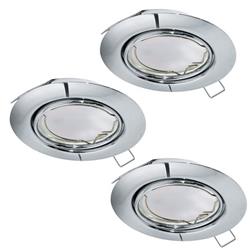 Peneto Pack of Three Recessed LED Spotlights